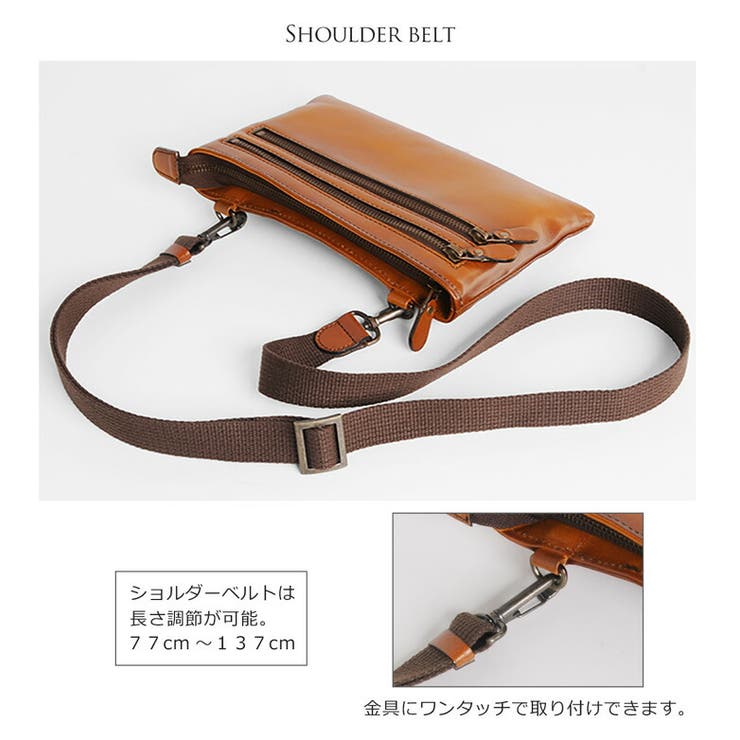 日本製 サコッシュ ショルダー | sankyo shokai  | 詳細画像9 