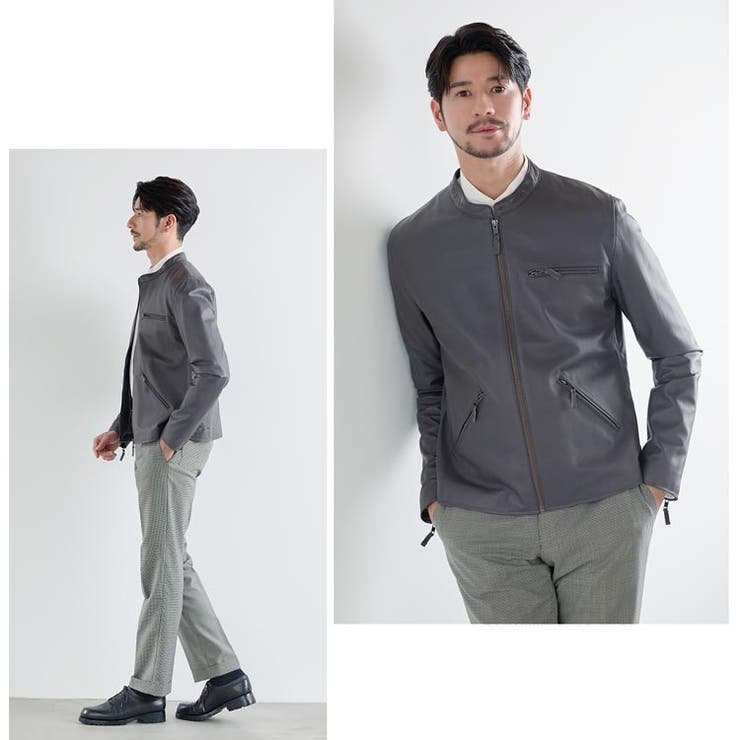 レザージャケット メンズ 本革 | sankyo shokai  | 詳細画像13 