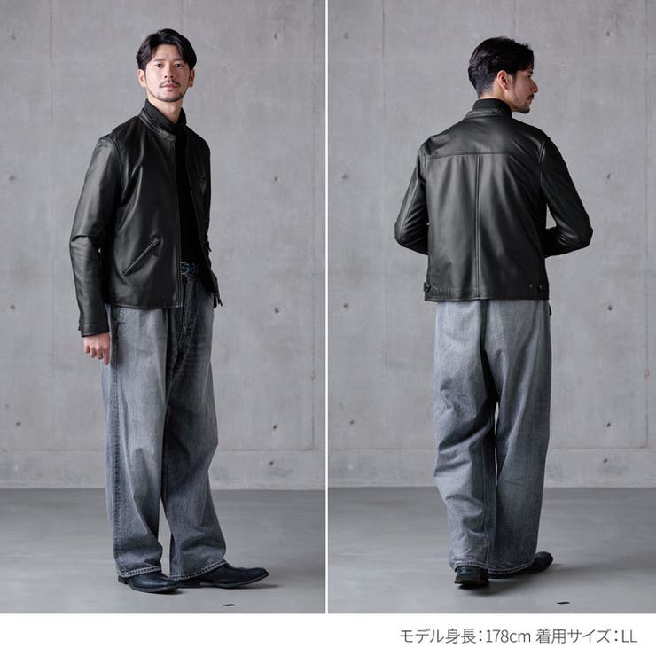 レザージャケット メンズ 本革 | sankyo shokai  | 詳細画像9 