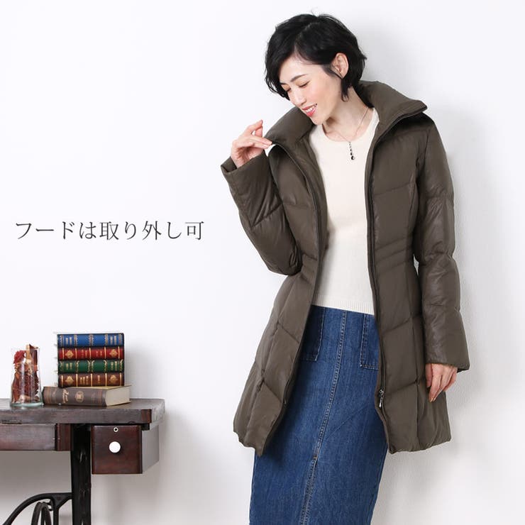 ダウンコート レディース ミドル | sankyo shokai  | 詳細画像11 