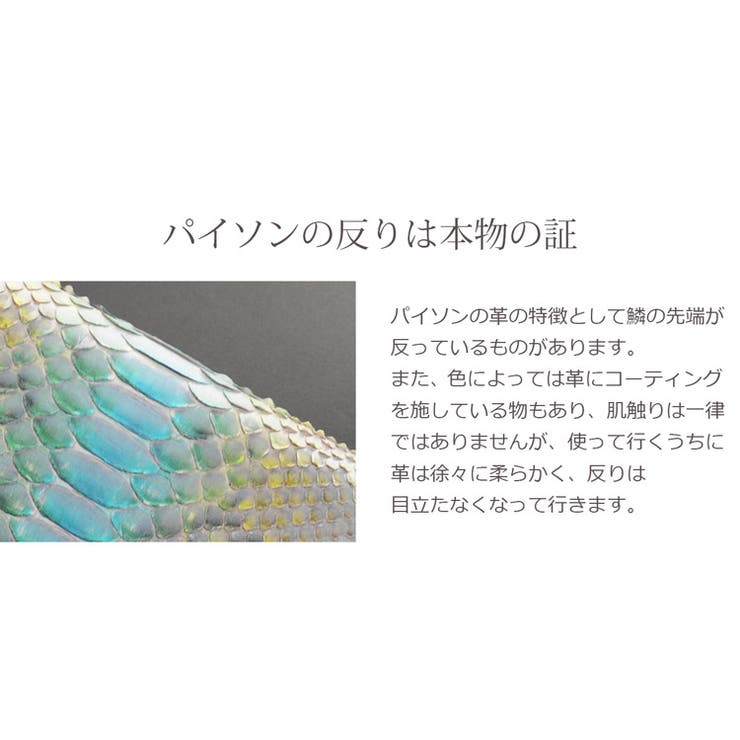 ダイヤモンド パイソン 長財布 | sankyo shokai  | 詳細画像12 