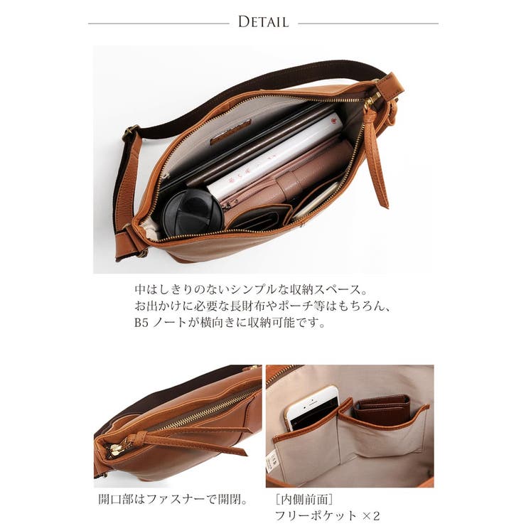 牛革 ショルダーバッグ レディース | sankyo shokai  | 詳細画像10 
