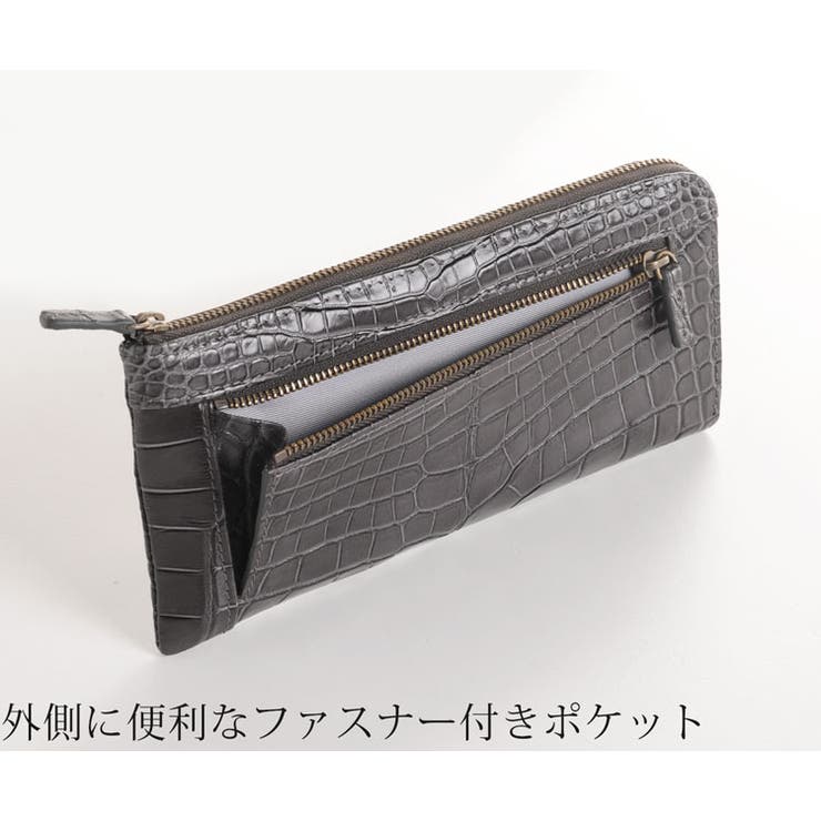 フランス クロコダイル 長財布 | sankyo shokai  | 詳細画像11 