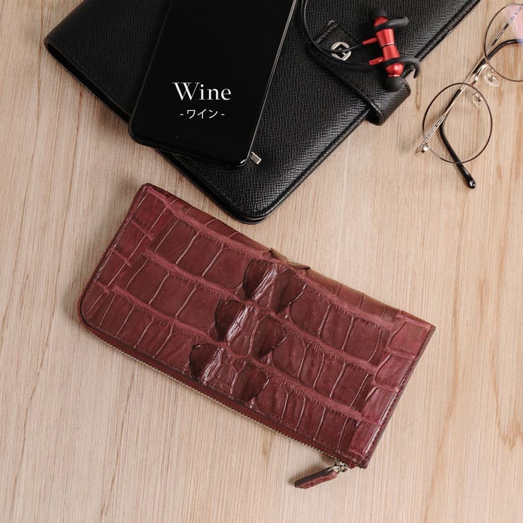 クロコダイル 長財布 ホーンバック | sankyo shokai  | 詳細画像9 