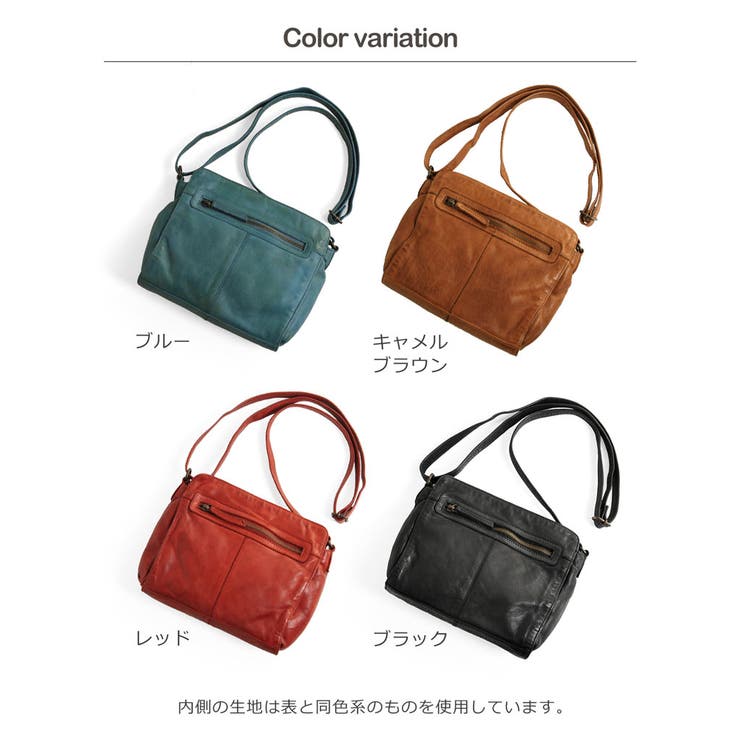 本革 ミニショルダーバッグ レディース[品番：SNKC0002437