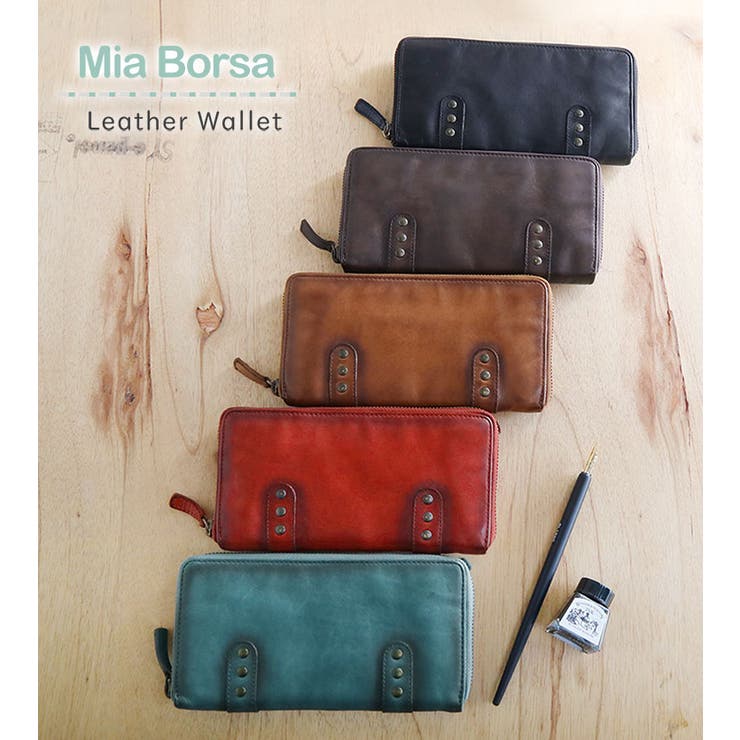 本革 ラウンドファスナー 長財布 | sankyo shokai  | 詳細画像6 