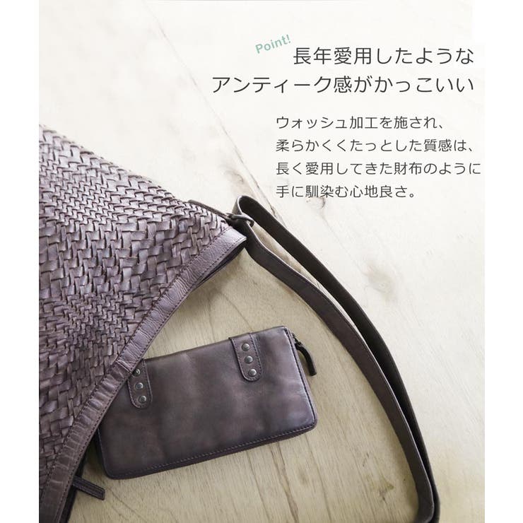 本革 ラウンドファスナー 長財布 | sankyo shokai  | 詳細画像2 