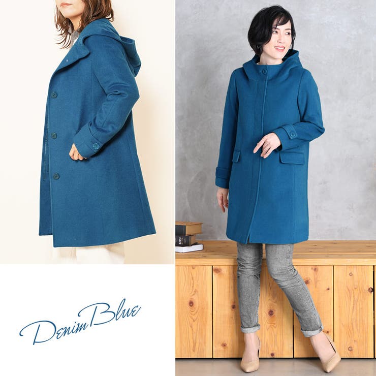 フード付き コート ウール | sankyo shokai  | 詳細画像4