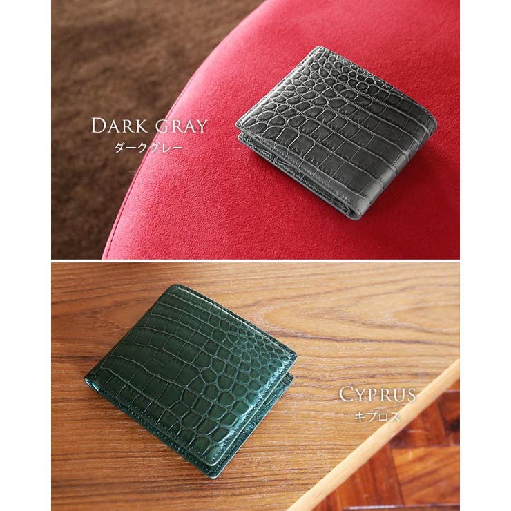 二つ折り財布 小銭入れなし レディース財布 | sankyo shokai  | 詳細画像2 