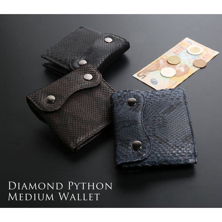 パイソン 二つ折り財布 レディース | sankyo shokai  | 詳細画像10 