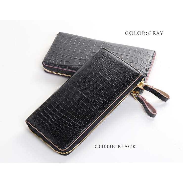 クロコダイル 長財布 レディース | sankyo shokai  | 詳細画像9 