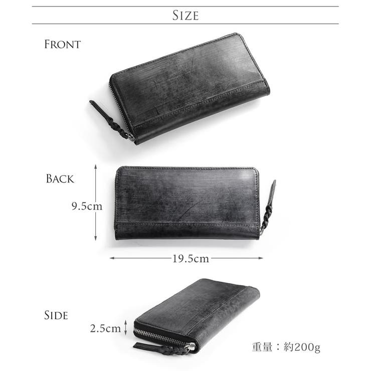 ブライドルレザー 本革 長財布 | sankyo shokai  | 詳細画像14 