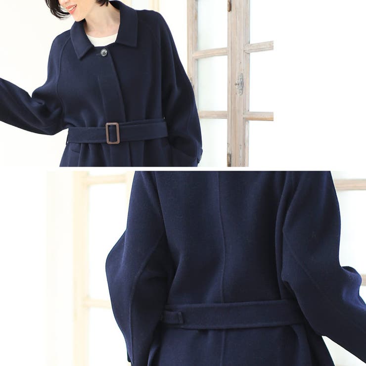 ステンカラーコート オーバーサイズ コート | sankyo shokai  | 詳細画像10 