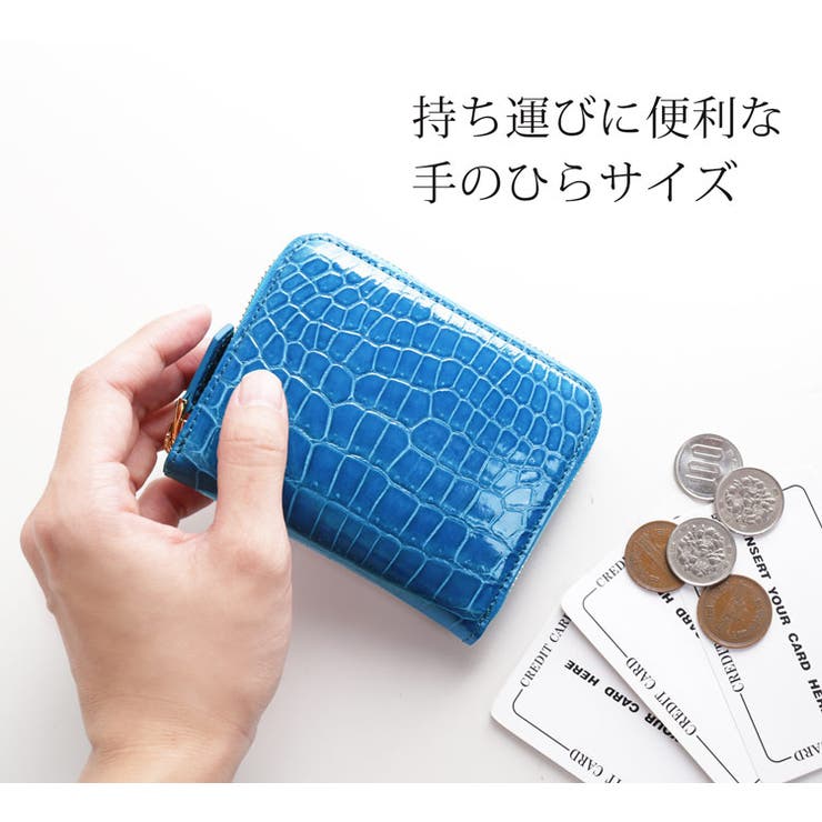 ミニ財布 レディース ラウンドファスナー | sankyo shokai  | 詳細画像3 