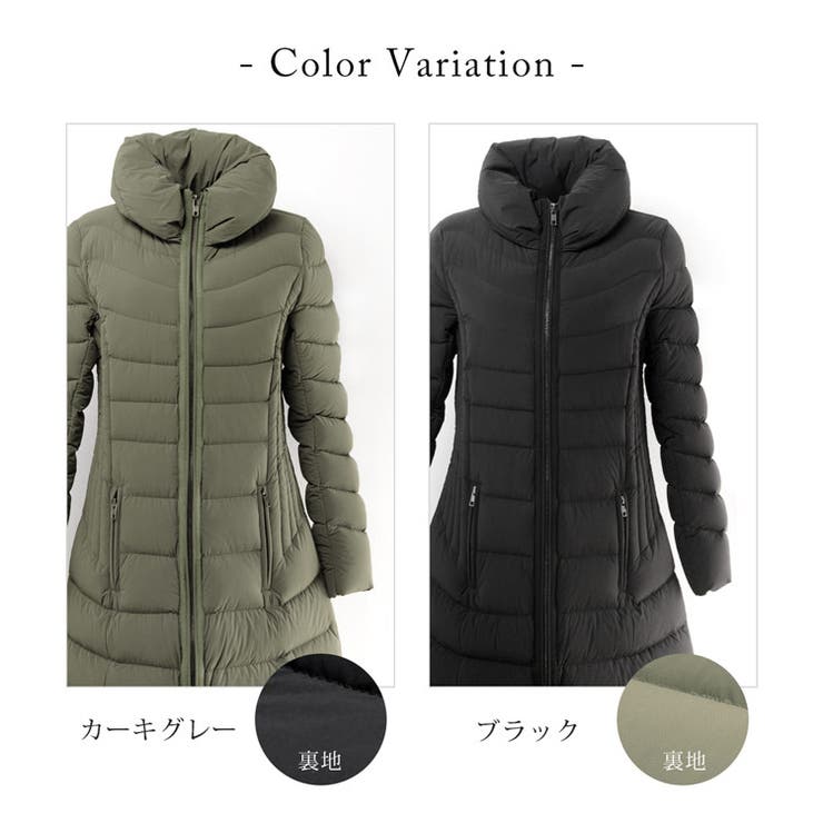 ダウンコート レディース 軽量[品番：SNKC0002052]｜sankyo