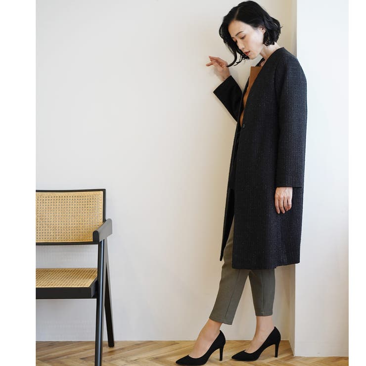 ノーカラー コート レディース | sankyo shokai  | 詳細画像10 