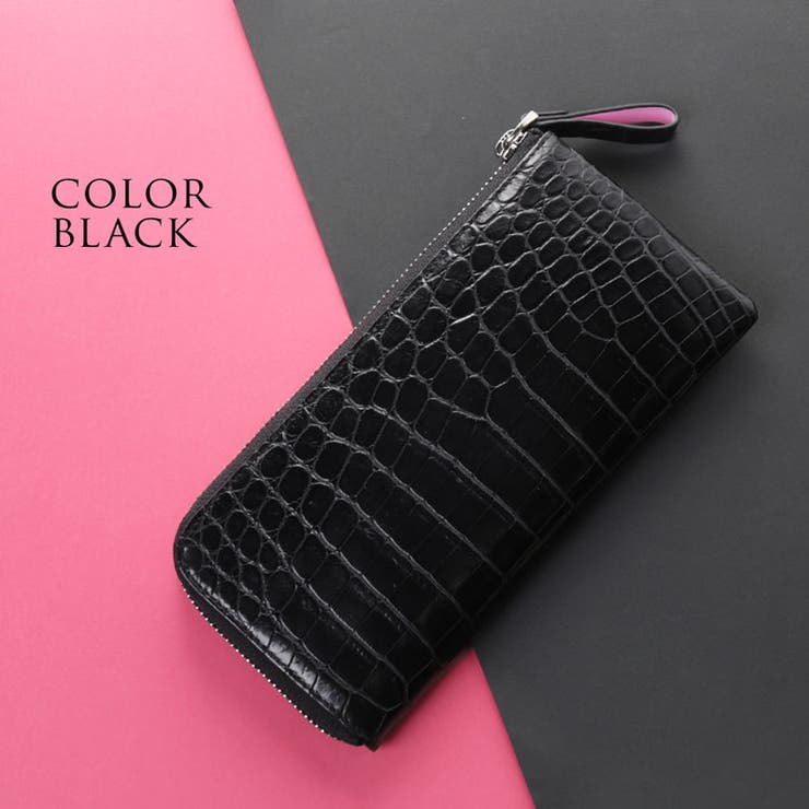 クロコダイル 長財布 レディース | sankyo shokai  | 詳細画像3 