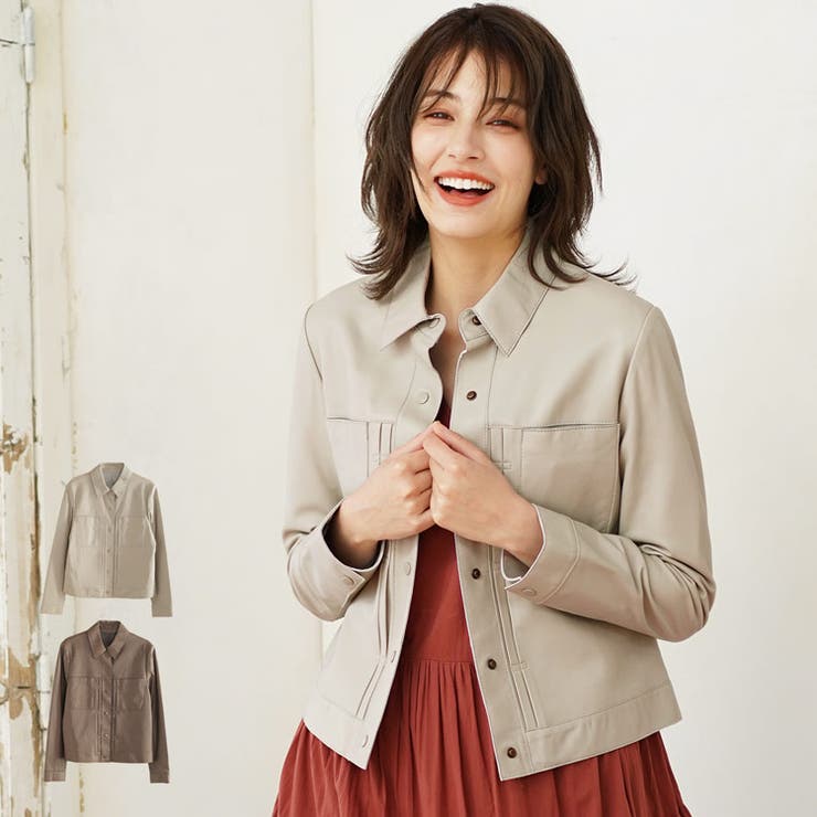 本革 レザージャケット レディース | sankyo shokai  | 詳細画像1 