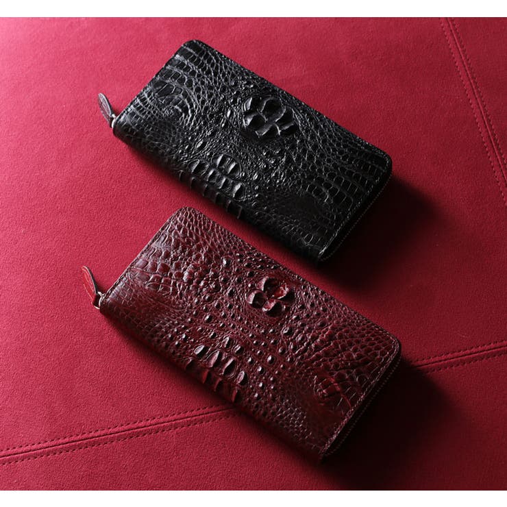 クロコダイル ホーンバック ラウンドファスナー | sankyo shokai  | 詳細画像8 