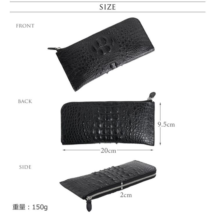 クロコダイル ホーンバック L字ファスナー | sankyo shokai  | 詳細画像10 