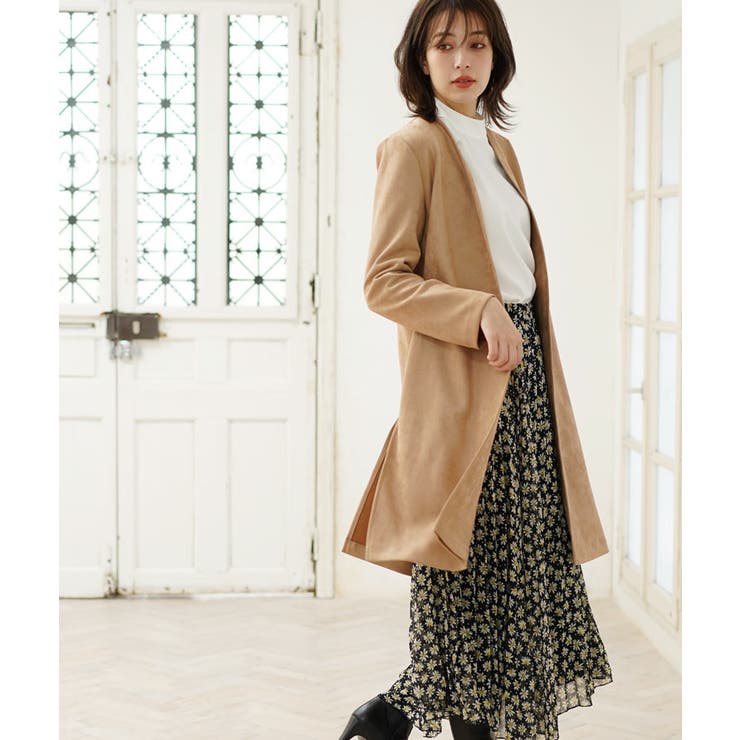 ノーカラー コート アウター | sankyo shokai  | 詳細画像7 