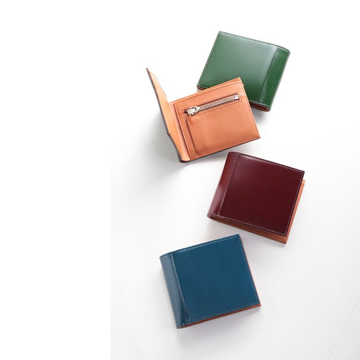 二つ折り財布 レディース コードバン | sankyo shokai  | 詳細画像10 