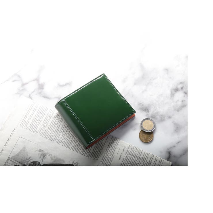 二つ折り財布 レディース コードバン | sankyo shokai  | 詳細画像4 