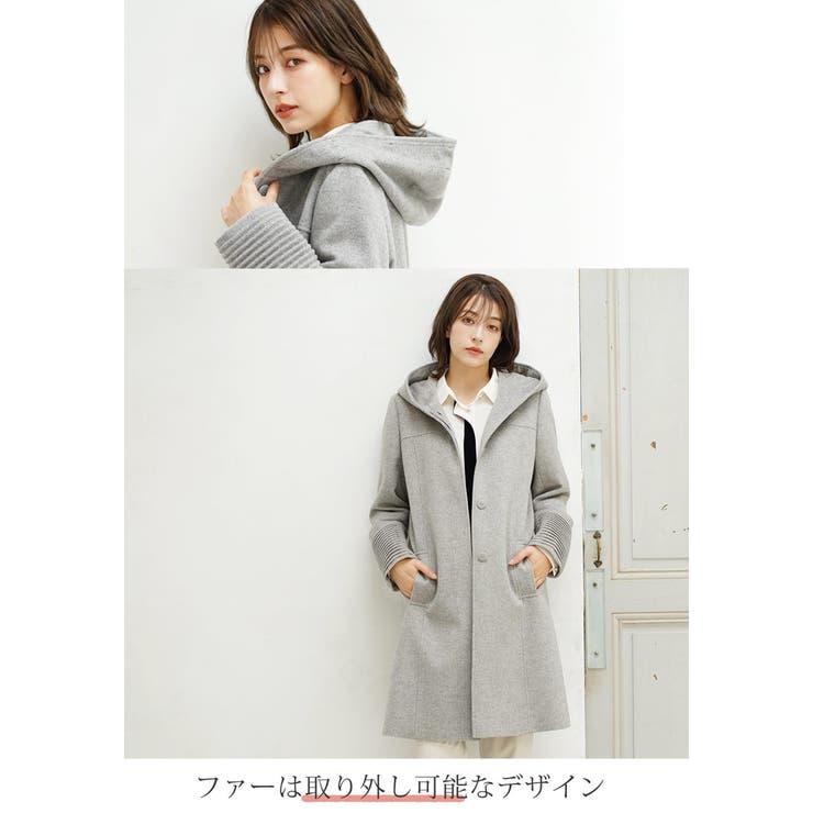 カシミヤ ブレンド ロング | sankyo shokai  | 詳細画像6 