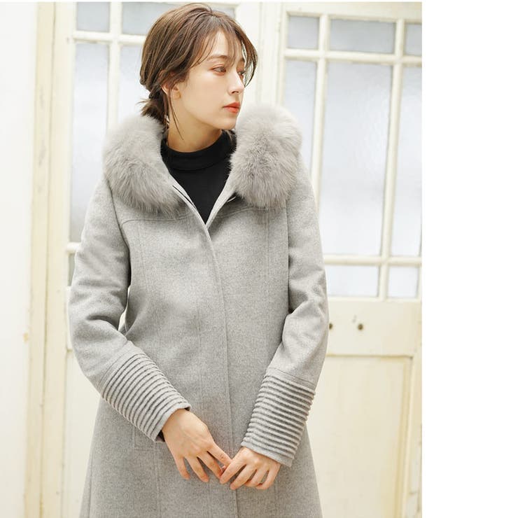 カシミヤ ブレンド ロング | sankyo shokai  | 詳細画像14 