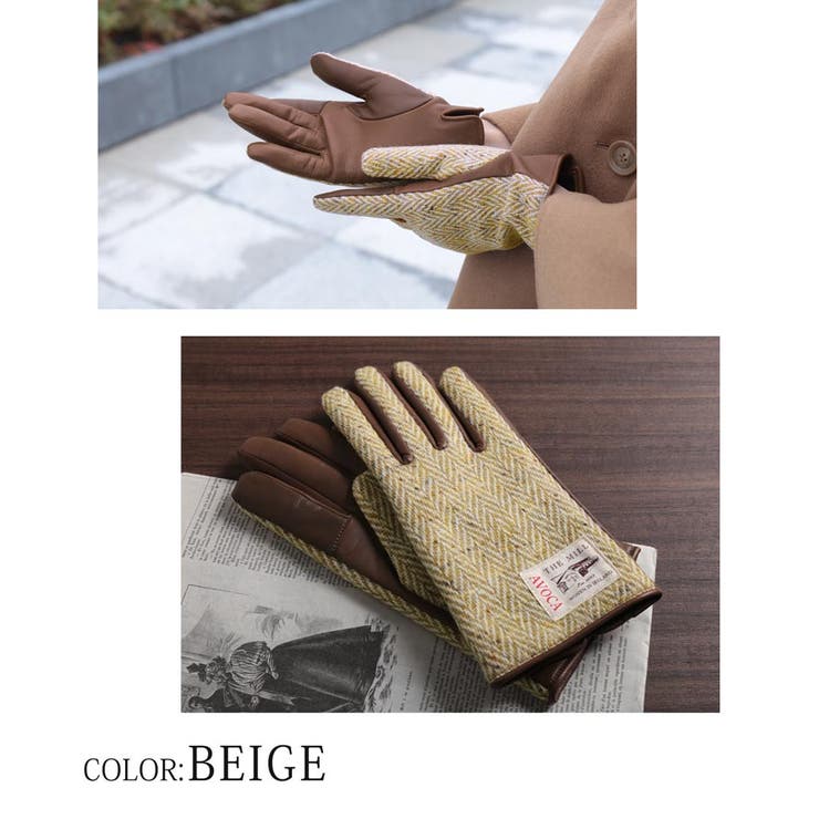 AVOCA ツイード 手袋 | sankyo shokai  | 詳細画像12 