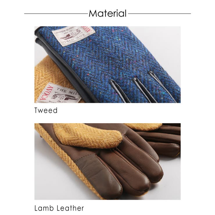 AVOCA ツイード 手袋 | sankyo shokai  | 詳細画像4 