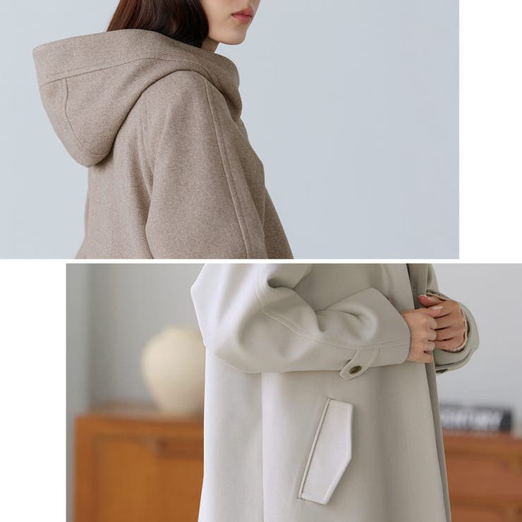 希少♡アルゴンキン♡耳つきコート ロングコート フード付き レディース[品番：SNKC0002292