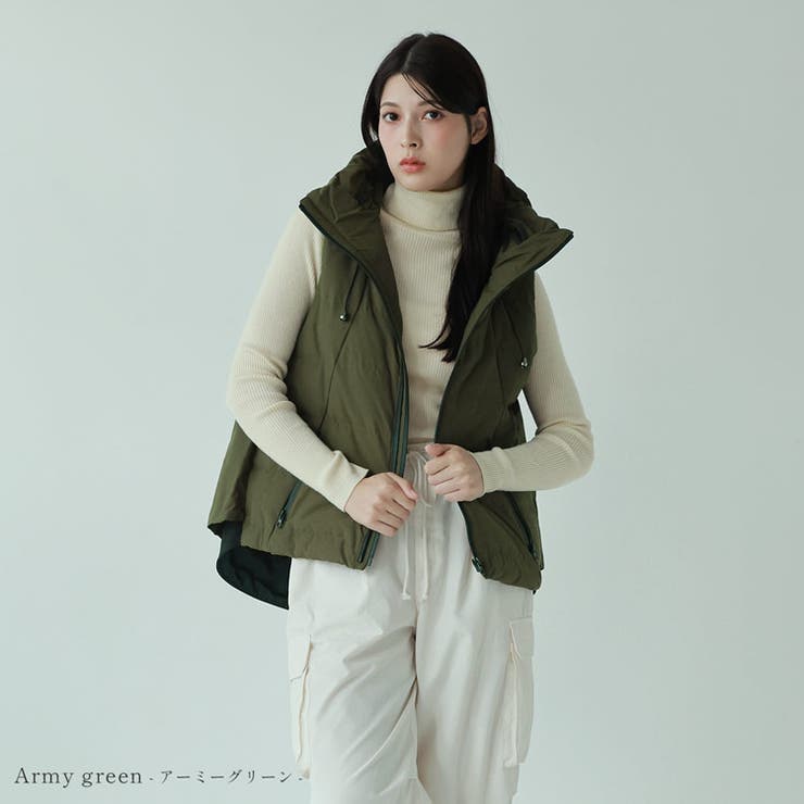 ダウンベスト レディース ダウン80% | sankyo shokai  | 詳細画像13 