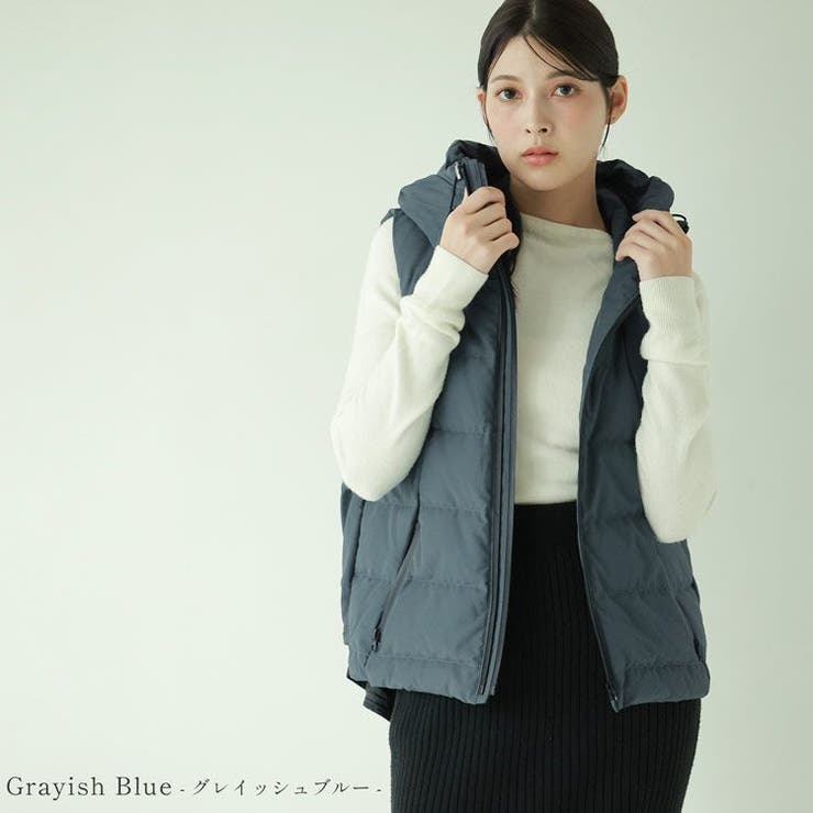 ダウンベスト レディース ダウン80% | sankyo shokai  | 詳細画像4 