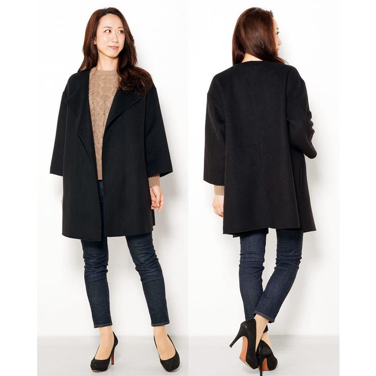 ゆったり ショートコート レディース | sankyo shokai  | 詳細画像6 