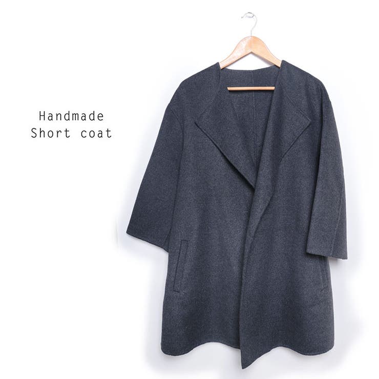 ゆったり ショートコート レディース | sankyo shokai  | 詳細画像12 