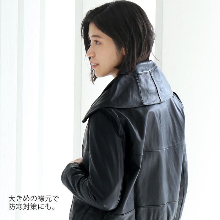 レザージャケット 本革 レディース[品番：SNKC0002198]｜sankyo