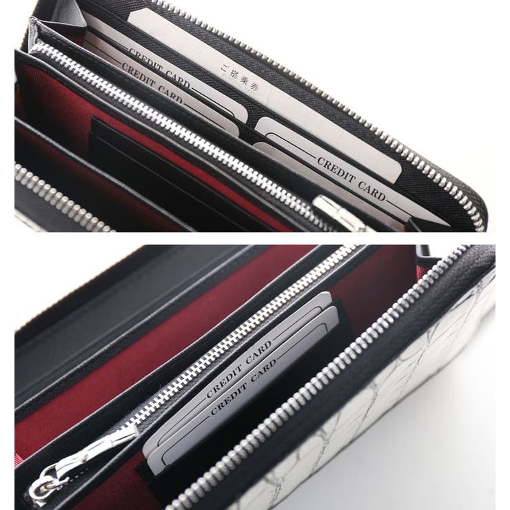 クロコダイル ラウンドファスナー 長財布 | sankyo shokai  | 詳細画像7 