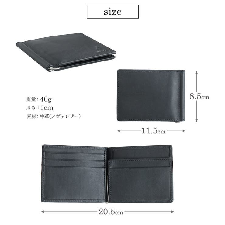 牛革 マネークリップ レディース[品番：SNKC0002483]｜sankyo shokai  （サンキョウショウカイ）のレディースファッション通販｜SHOPLIST（ショップリスト）