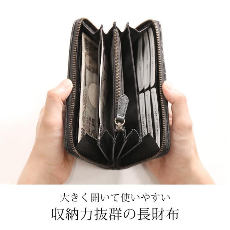 ヌメ革 長財布 レディース[品番：SNKC0002516]｜sankyo shokai