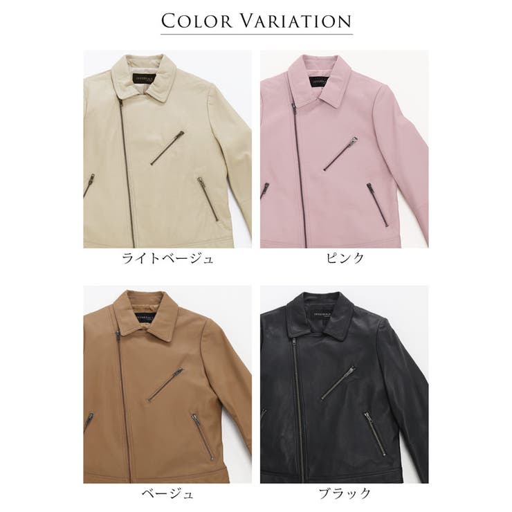 ライダースジャケット レディース 本革[品番：SNKC0002247