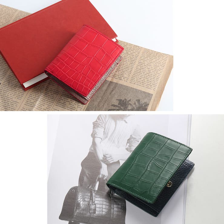 折り財布 レディース クロコダイル | sankyo shokai  | 詳細画像6 