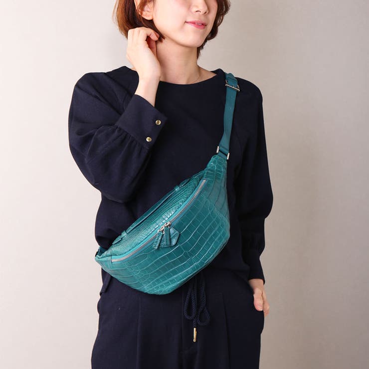 クロコダイル ウエストバッグ マット | sankyo shokai  | 詳細画像8 