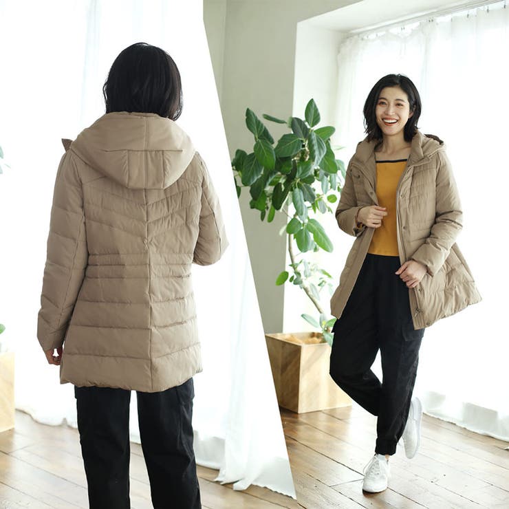 ダウンコート フード付き レディース | sankyo shokai  | 詳細画像11 