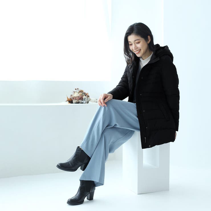 ダウンコート フード付き レディース | sankyo shokai  | 詳細画像12 