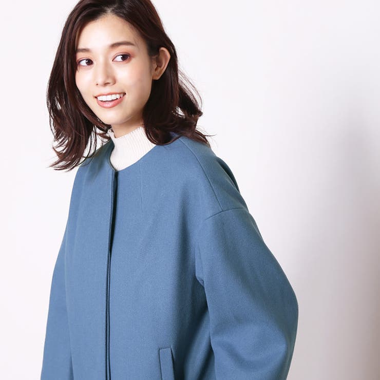 ノーカラー コート レディース | sankyo shokai  | 詳細画像10 