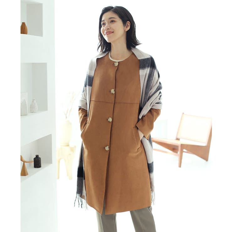 アウター コート ノーカラーコート | sankyo shokai  | 詳細画像8 