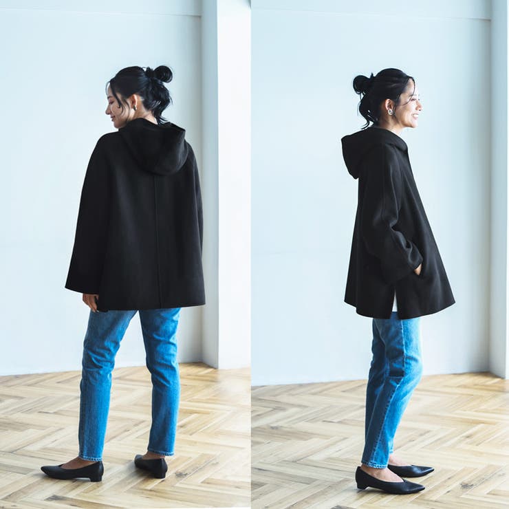 フード付き コート 裾 | sankyo shokai  | 詳細画像2 