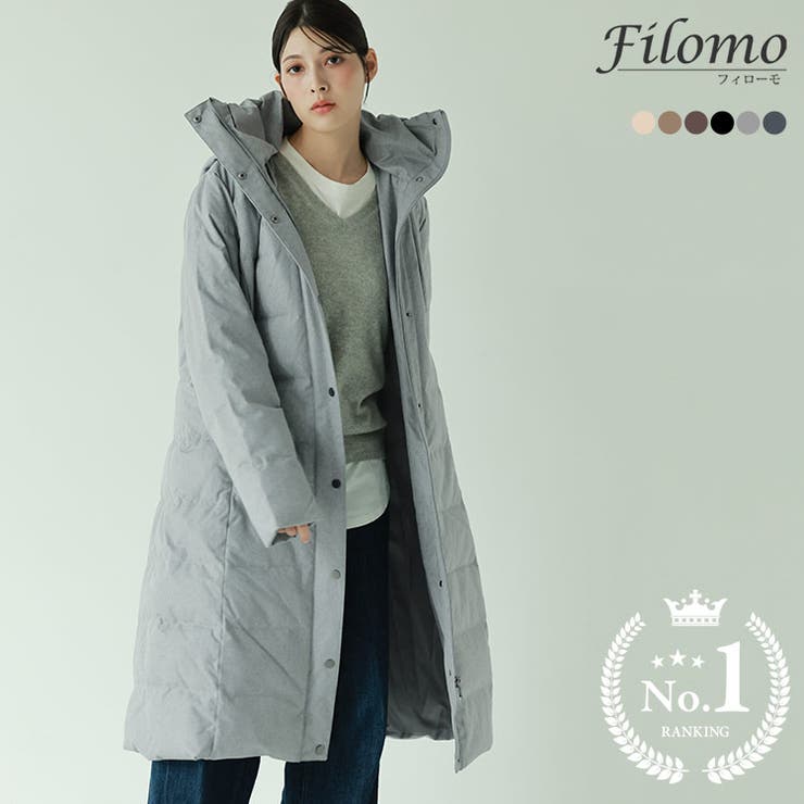 ダウンコート レディース ロング[品番：SNKC0002046]｜sankyo