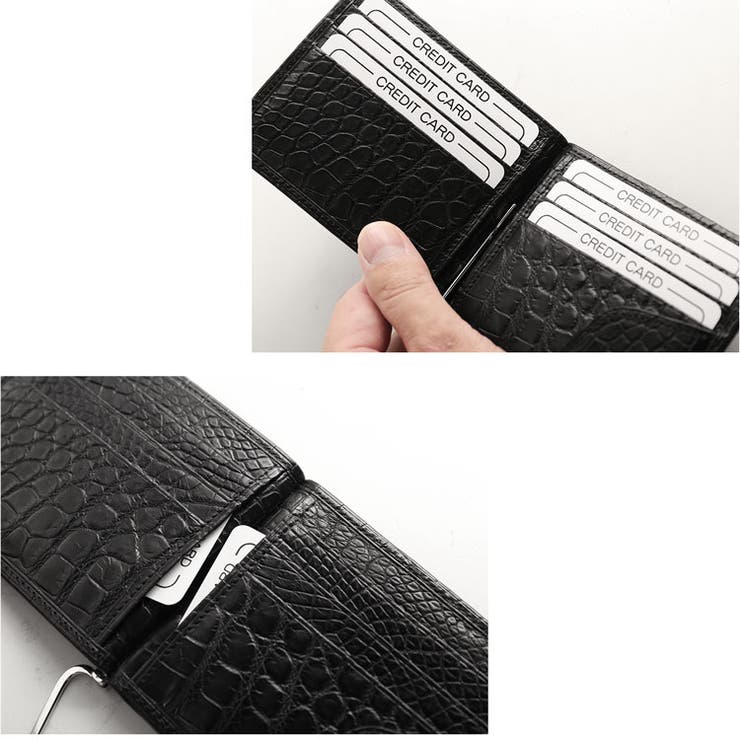 クロコダイル マネークリップ 財布 | sankyo shokai  | 詳細画像8 